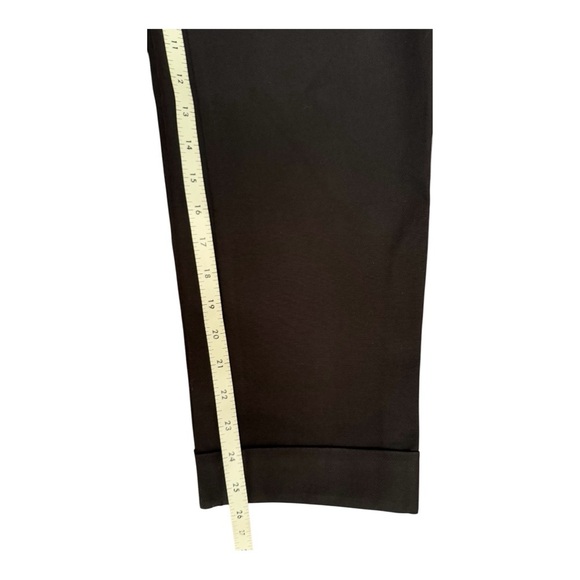 EUC Ann Taylor Factory Women's Cuffed Black Ankle Pants, 6 Curvy Fit - Picture 6 of 8